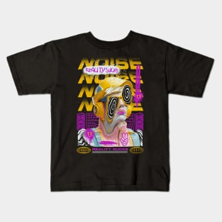 Reality sucks brutalism pop art Kids T-Shirt